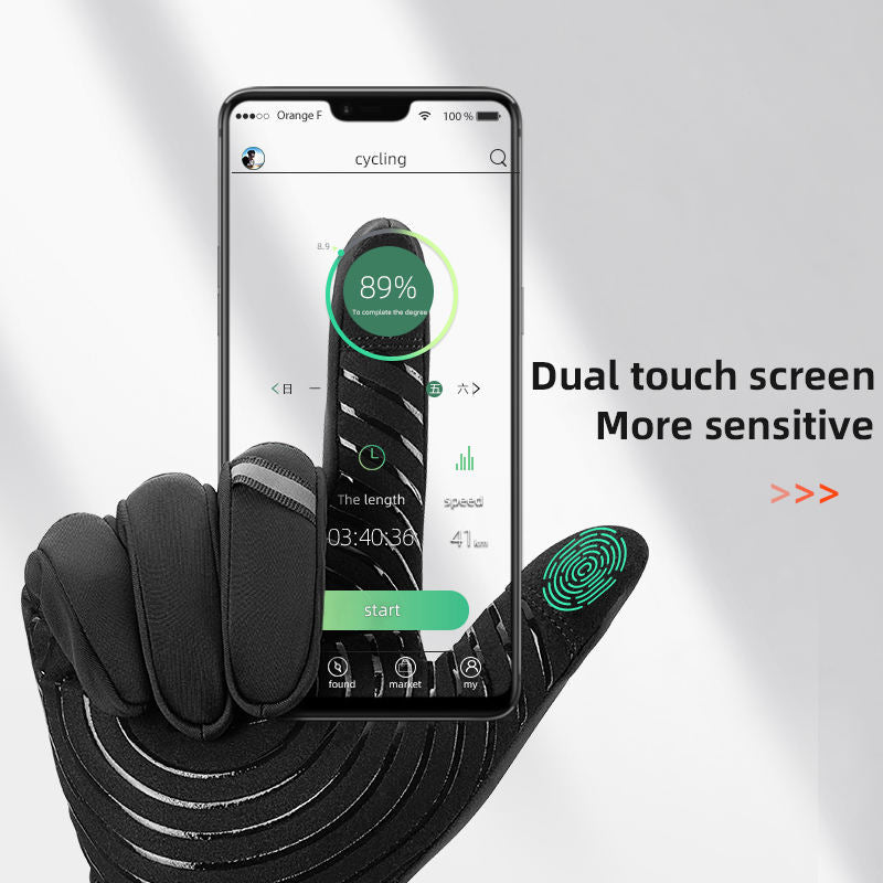 Load image into Gallery viewer, Winter Fleece Long Finger Gloves
