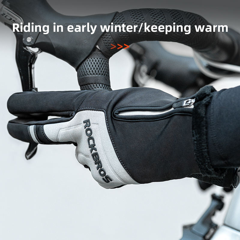 Load image into Gallery viewer, Winter Fleece Long Finger Gloves

