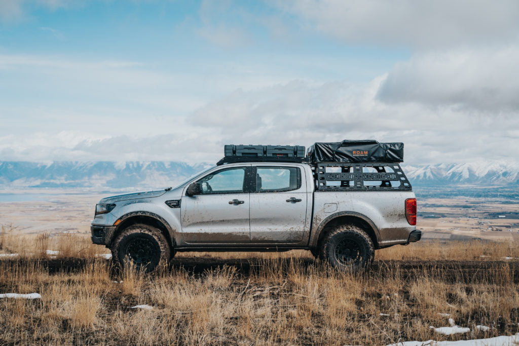 CBI Off Road Ford Ranger Cab Height Bed Rack | 2019-2021 – Roof Top ...