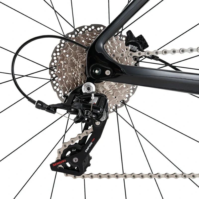 Load image into Gallery viewer, CTR - Carbon Fiber Road Bike-Glossy Black
