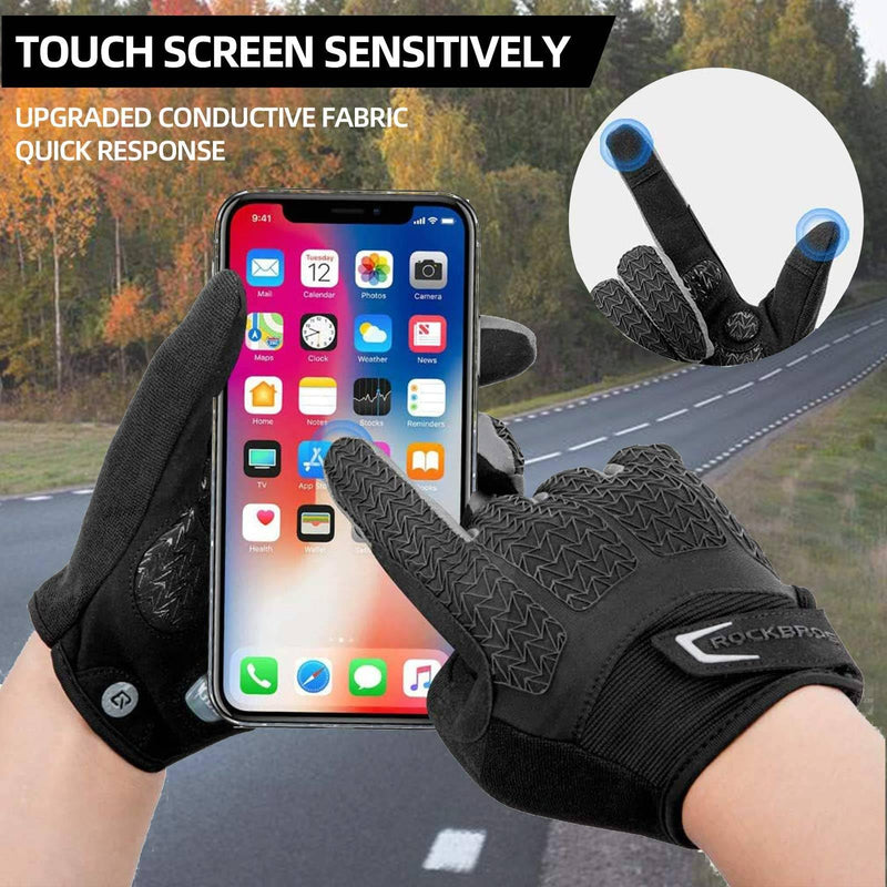 Load image into Gallery viewer, ROCKBROS Winter Cycling Windproof Anti-Slip Thermal Bike Gloves for Cycling,Biking,Running
