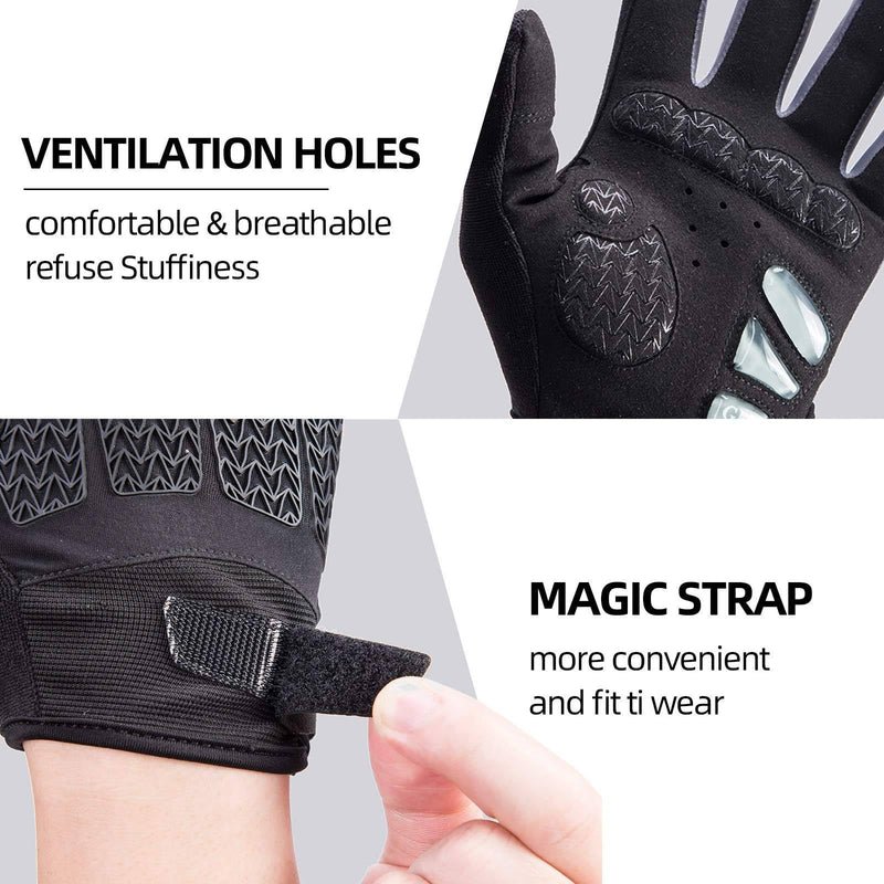 Load image into Gallery viewer, ROCKBROS Winter Cycling Windproof Anti-Slip Thermal Bike Gloves for Cycling,Biking,Running
