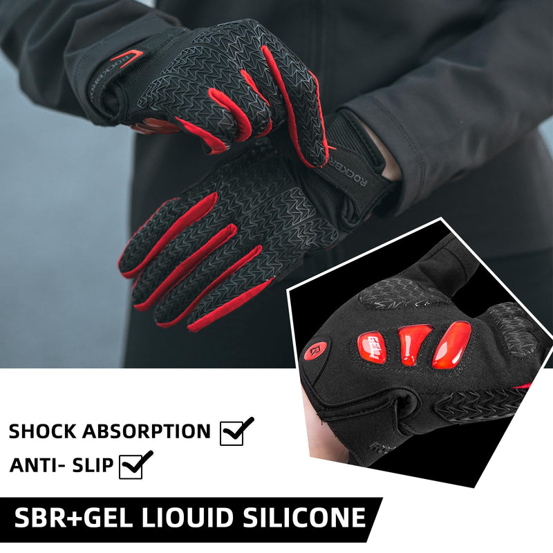 Load image into Gallery viewer, ROCKBROS Winter Cycling Windproof Anti-Slip Thermal Bike Gloves for Cycling,Biking,Running
