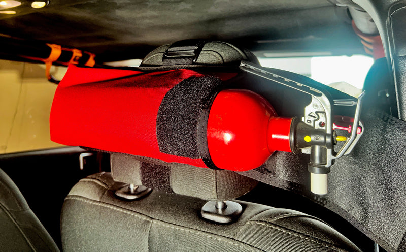 Load image into Gallery viewer, Fire Extinguisher Headrest Pouch
