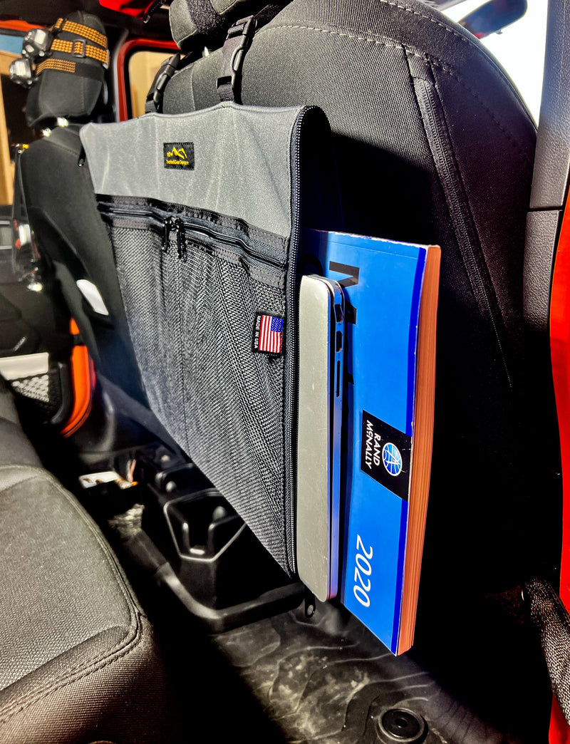 Load image into Gallery viewer, Road Atlas, Laptop/Tablet Seatback Pouch
