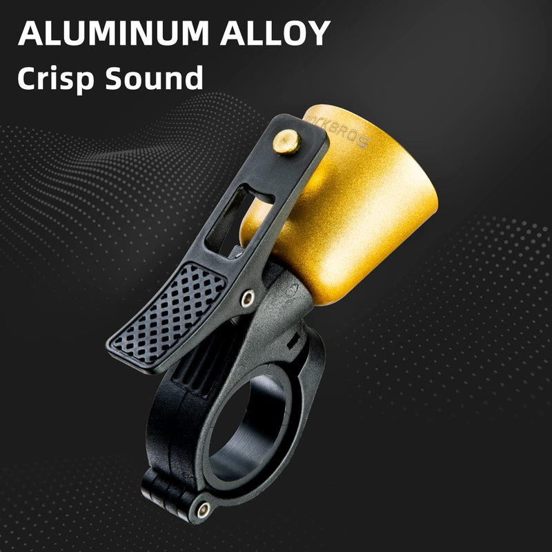 Load image into Gallery viewer, ROCKBROS Classic Brass Bike Bell Loud Easy Install Fits Most Handlebars
