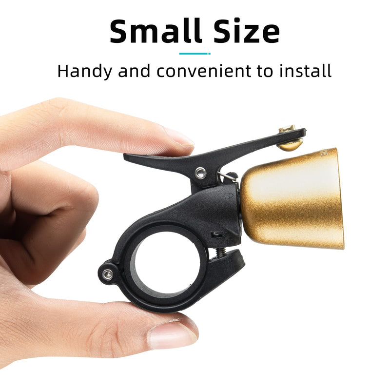Load image into Gallery viewer, ROCKBROS Classic Brass Bike Bell Loud Easy Install Fits Most Handlebars
