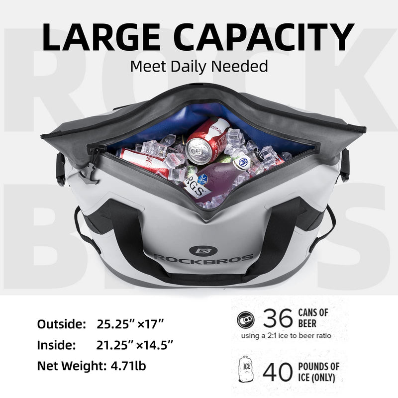 Load image into Gallery viewer, ROCKBROS Soft Cooler Insulated Leak Proof Cooler Bag Portable 36 Can

