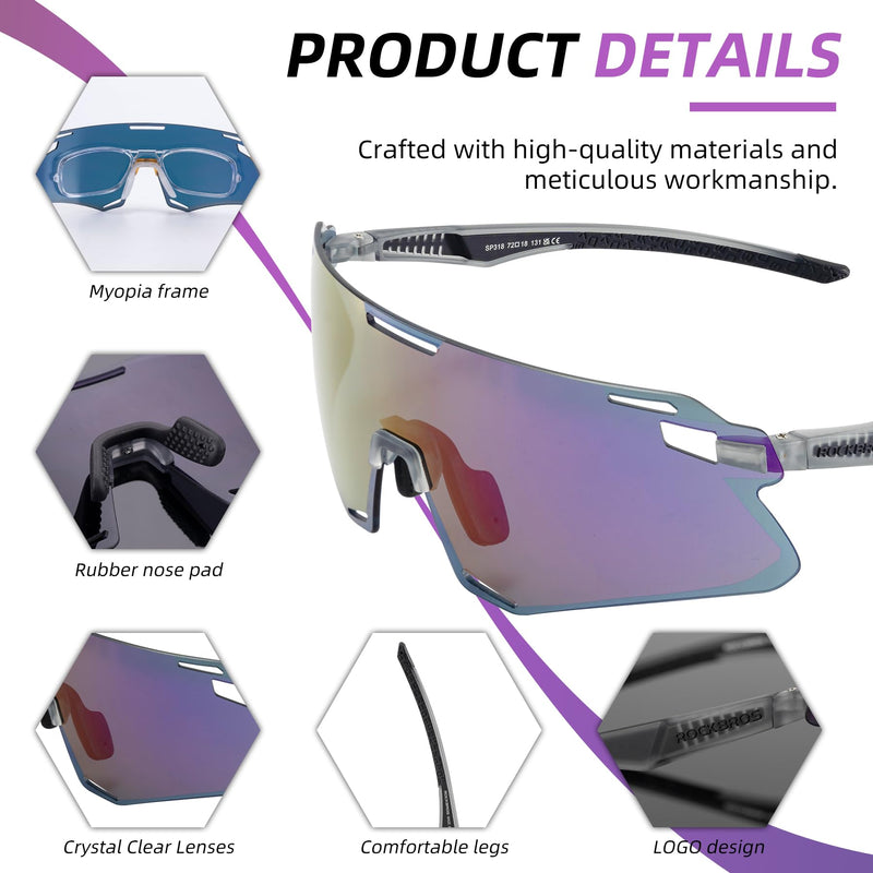 Load image into Gallery viewer, Men's Anti-Blue Light MTB Cycling Sunglasses
