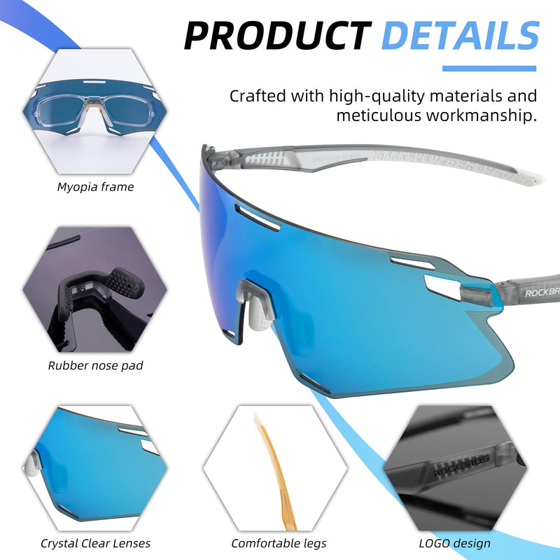 Load image into Gallery viewer, Men's Anti-Blue Light MTB Cycling Sunglasses
