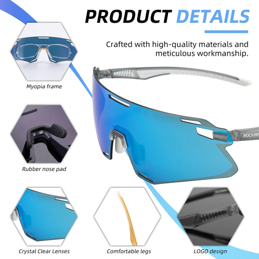 Men's Anti-Blue Light MTB Cycling Sunglasses