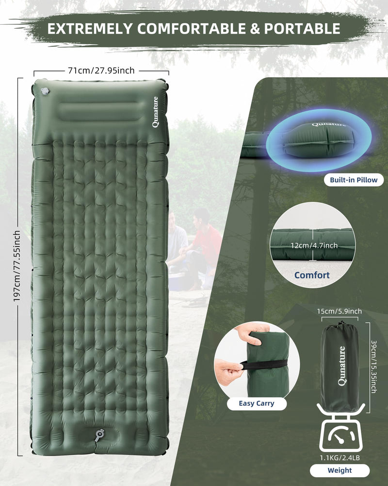 Load image into Gallery viewer, Qunature Camping Mattress Sleeping Pad for Outdoor Camping Ultra-light
