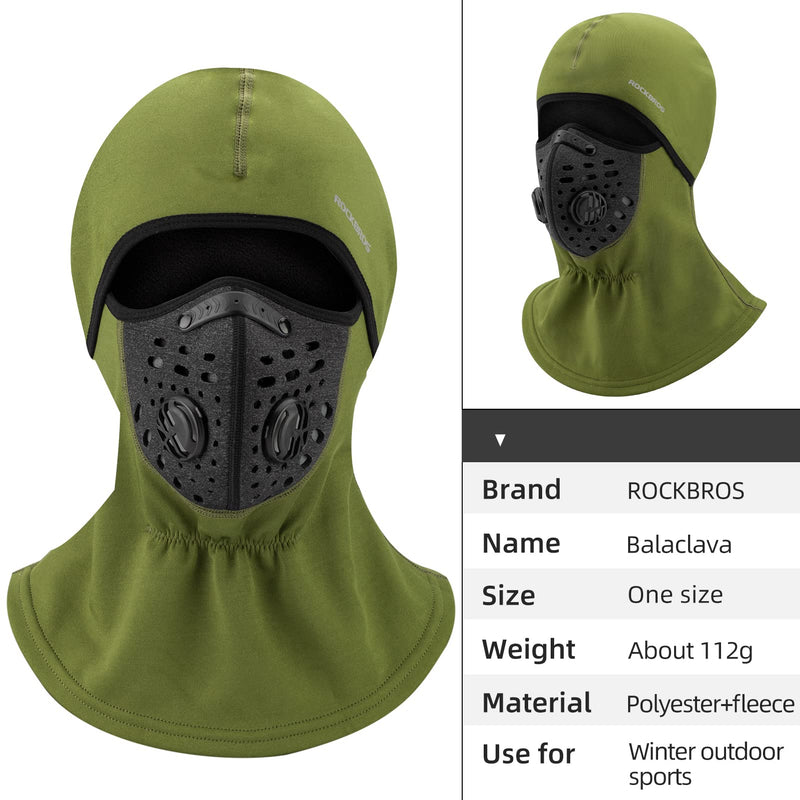 Load image into Gallery viewer, ROCKBROS Ski Mask Balaclava Winter Mask for Men Baclava Cold Weather Thermal
