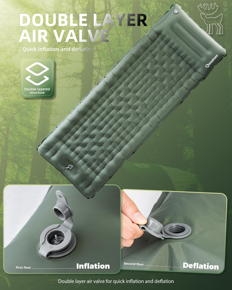 Load image into Gallery viewer, Qunature Camping Mattress Sleeping Pad for Outdoor Camping Ultra-light
