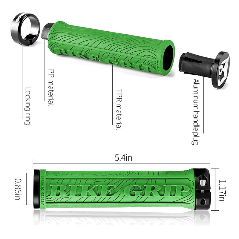 Load image into Gallery viewer, ROCKBROS Bike Handlebar Grips Double Lock-on MTB Bicycle Handle Bar Grips
