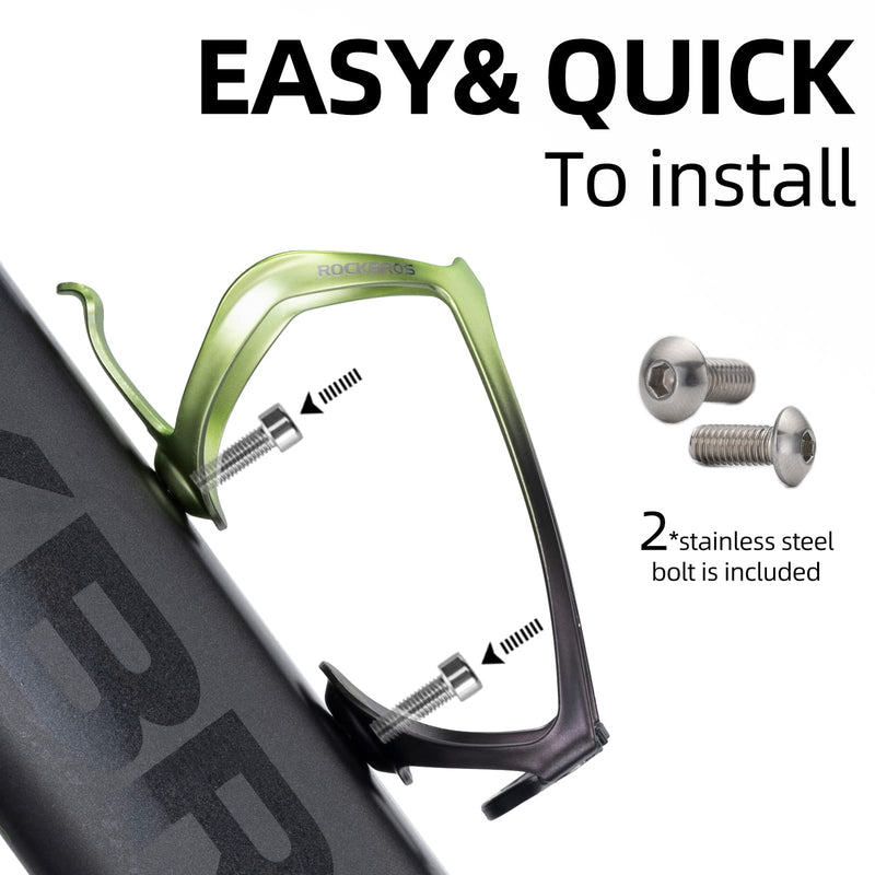 Load image into Gallery viewer, ROCKBROS Lightweight Aluminum Bike Water Bottle Cage Secure Adjustable Holder for Cycling
