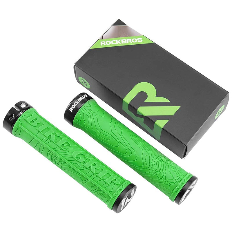Load image into Gallery viewer, ROCKBROS Bike Handlebar Grips Double Lock-on MTB Bicycle Handle Bar Grips
