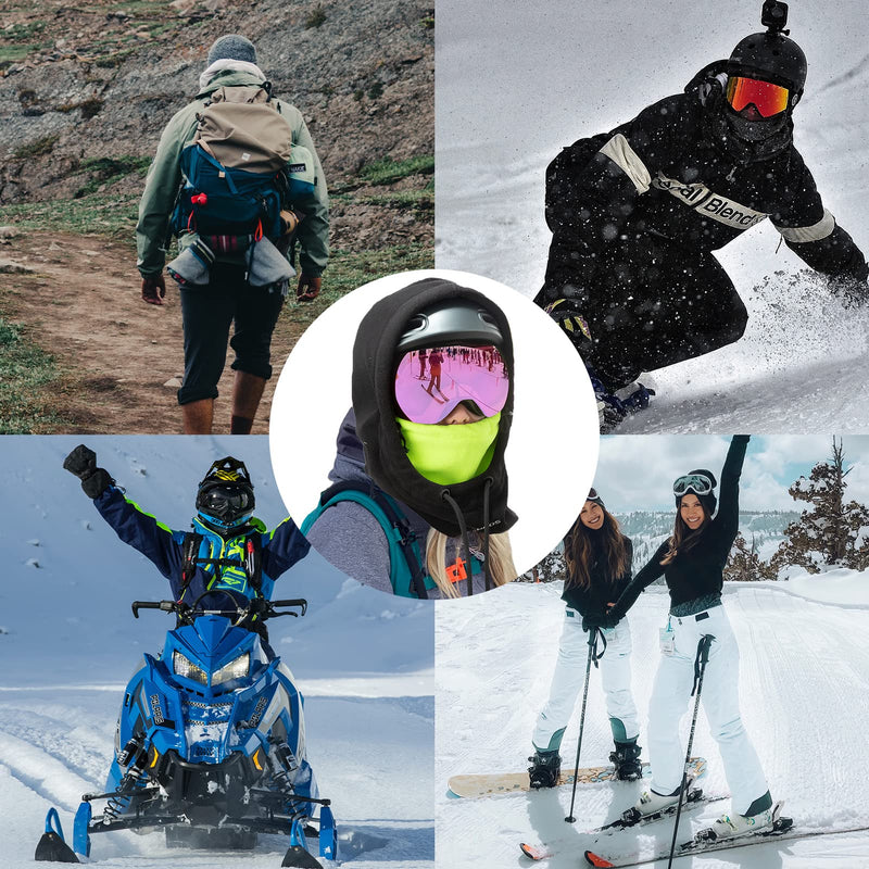 Load image into Gallery viewer, ROCKBROS Wind Resistant Ski Mask Balaclava Winter Fleece Hood Warm Face Cover Hat Scarf
