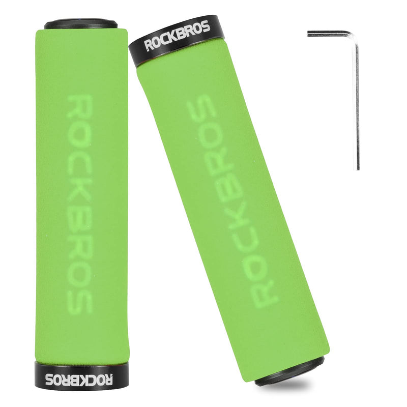 Load image into Gallery viewer, ROCKBROS Bike Grips Foam Single Lock on Bicycle  Soft Comfortable Non-Slip Bike Handle Grips
