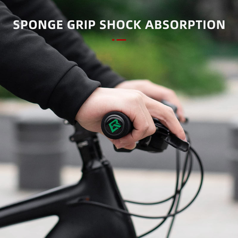Load image into Gallery viewer, ROCKBROS Bike Grips Foam Single Lock on Bicycle  Soft Comfortable Non-Slip Bike Handle Grips
