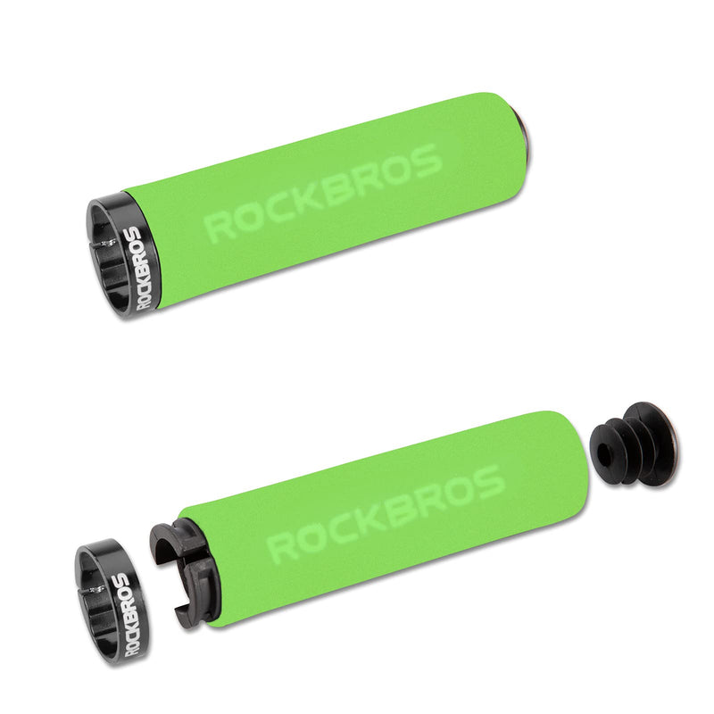Load image into Gallery viewer, ROCKBROS Bike Grips Foam Single Lock on Bicycle  Soft Comfortable Non-Slip Bike Handle Grips
