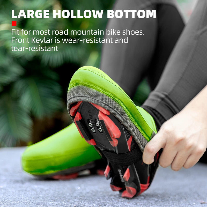 Load image into Gallery viewer, ROCKBROS Cycling Shoe Toe Covers Thermal Kevlar Bike Overshoes for Men Women
