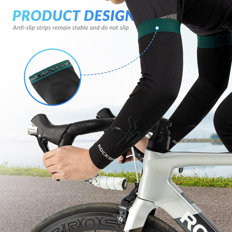 Load image into Gallery viewer, ROCKBROS Arm Sleeves Cycling Arm Warmers with Ultimate Warmth Moisture-Wicking Flexible
