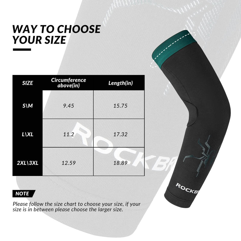 Load image into Gallery viewer, ROCKBROS Arm Sleeves Cycling Arm Warmers with Ultimate Warmth Moisture-Wicking Flexible
