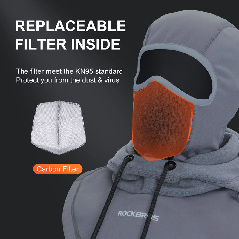 Load image into Gallery viewer, ROCKBROS Ski Balaclava Thermal Fleece Balaclava for Cold Weather Winter Men

