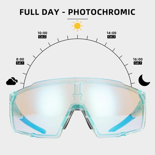 Polarised Full-Lens Sunglasses for Outdoor Sports