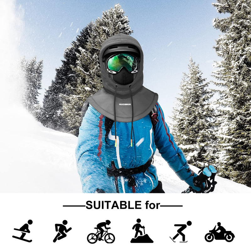 Load image into Gallery viewer, ROCKBROS Ski Balaclava Thermal Fleece Balaclava for Cold Weather Winter Men
