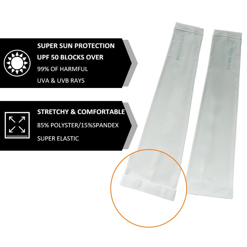 Load image into Gallery viewer, ROCKBROS Sun Protection Arm Sleeves Cooling for Running Golf Fishing Cycling
