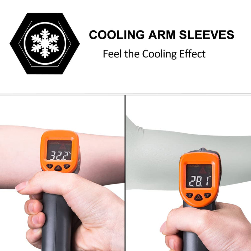 Load image into Gallery viewer, ROCKBROS Sun Protection Arm Sleeves Cooling for Running Golf Fishing Cycling
