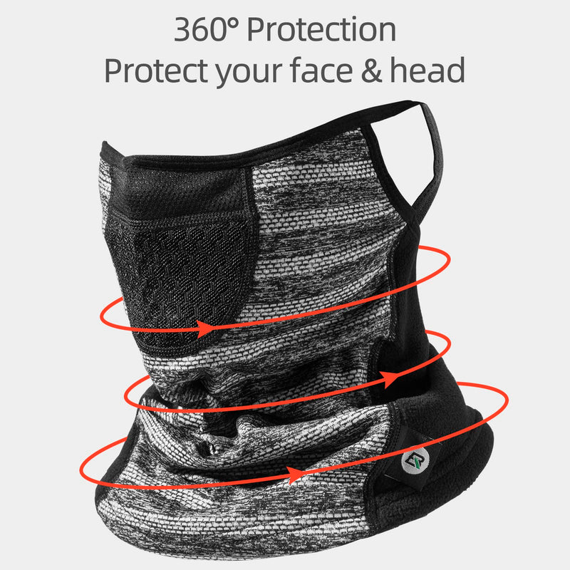 Load image into Gallery viewer, ROCKBROS Winter Neck Gaiter Warmer with Ear Loops Cold Weather
