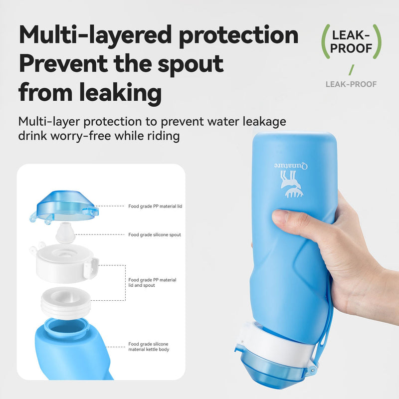 Load image into Gallery viewer, Water Bottle Angled Straight-Fold Soft
