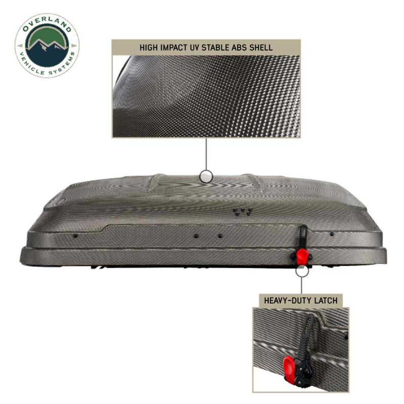 Load image into Gallery viewer, Overland Vehicle Systems HD Bundu Hard Shell Roof Top Tent-Grey Body &amp; Green Rainfly
