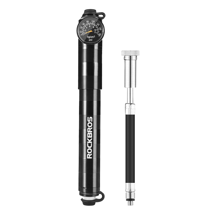 Load image into Gallery viewer, ROCKBROS Ultralight  Bike Tire Shock Mini Pump 160PSI High Pressure

