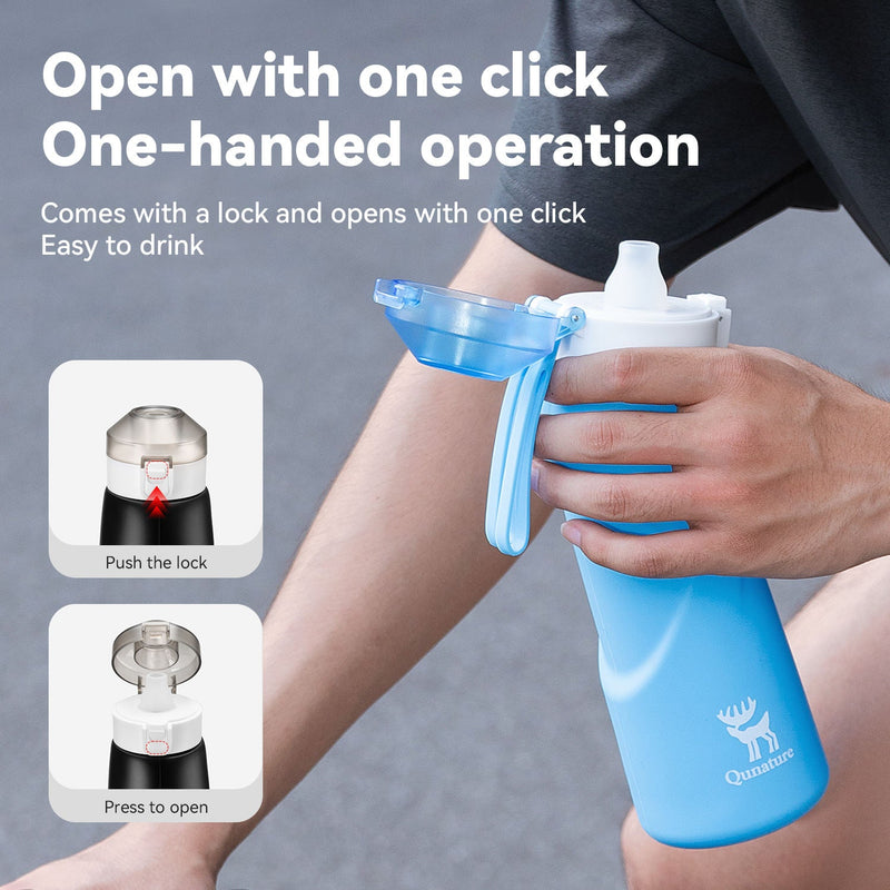 Load image into Gallery viewer, Water Bottle Angled Straight-Fold Soft
