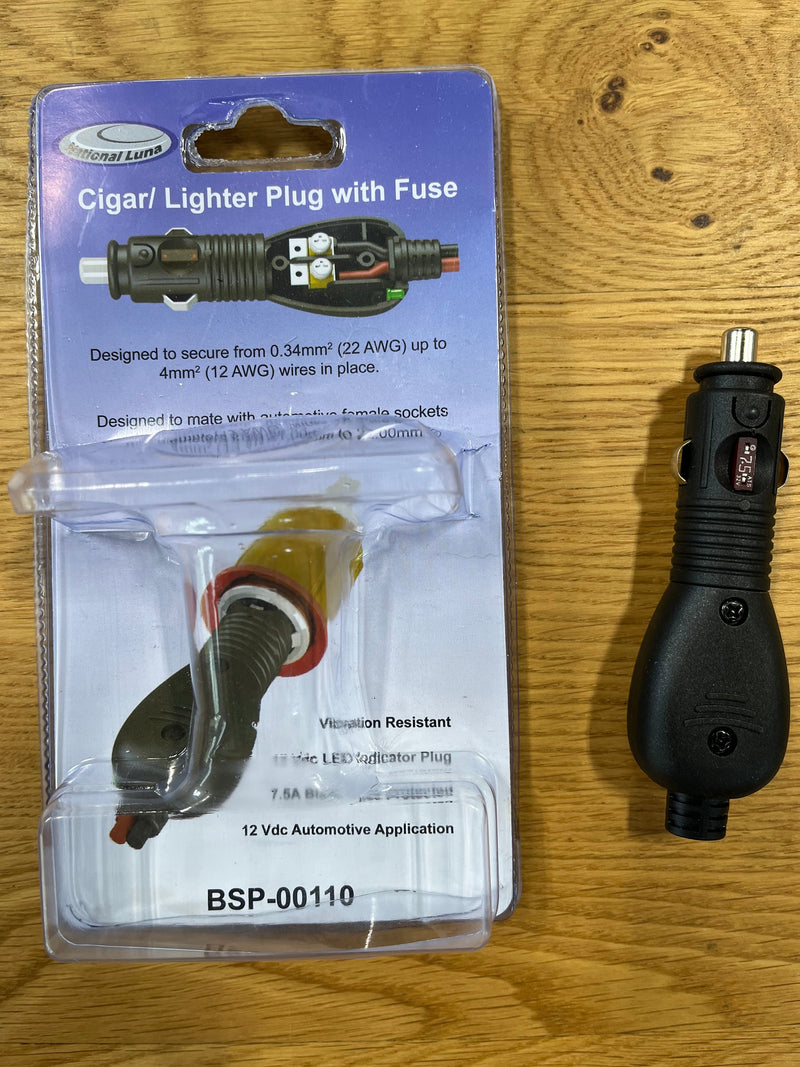 Load image into Gallery viewer, Cigar/Lighter Male Plug with 7.5 AMP Fuse
