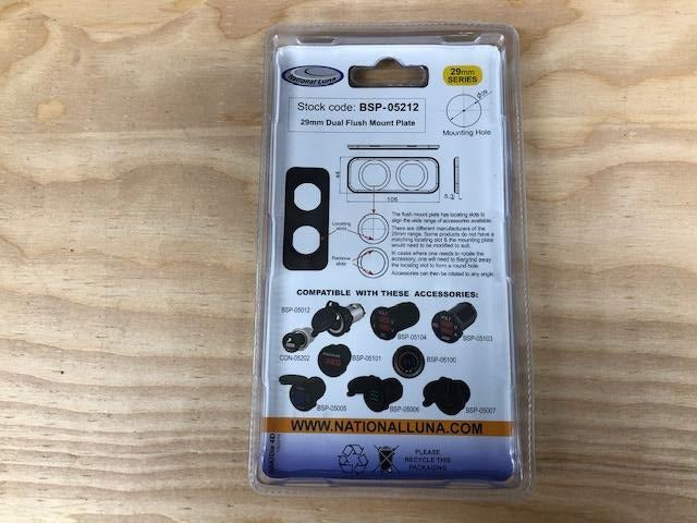 Load image into Gallery viewer, 29mm Dual Flush Mount Plate
