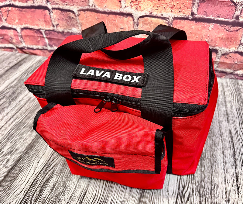 Load image into Gallery viewer, Deluxe Lava Box - FIRECAN PORTABLE FIRE PIT Carry Bag - IGNIK
