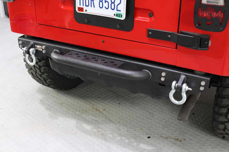 Load image into Gallery viewer, Fishbone Offroad 1997-2006 TJ Wrangler Piranha Rear Bumper with Step
