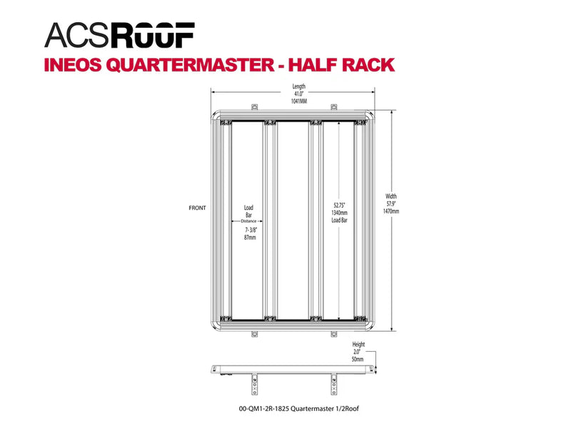 Load image into Gallery viewer, Leitner INEOS QUARTERMASTER - ACS ROOF HALF RACK 2024+
