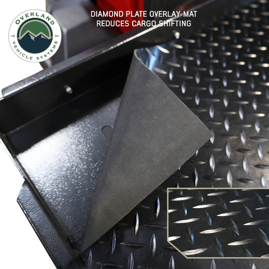 Overland Vehicle Systems Cargo Storage Rack with Shelf and Sliding Extension