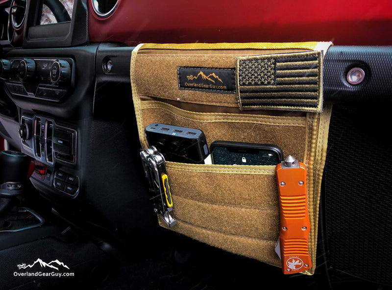 Load image into Gallery viewer, Jeep Grab Handle Velcro Flat Pocket
