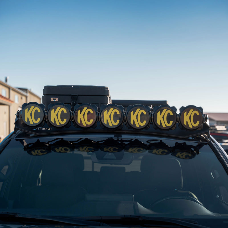 Load image into Gallery viewer, CBI Off Road Prinsu Front-Facing Light Bar Brackets | KC Light Pods
