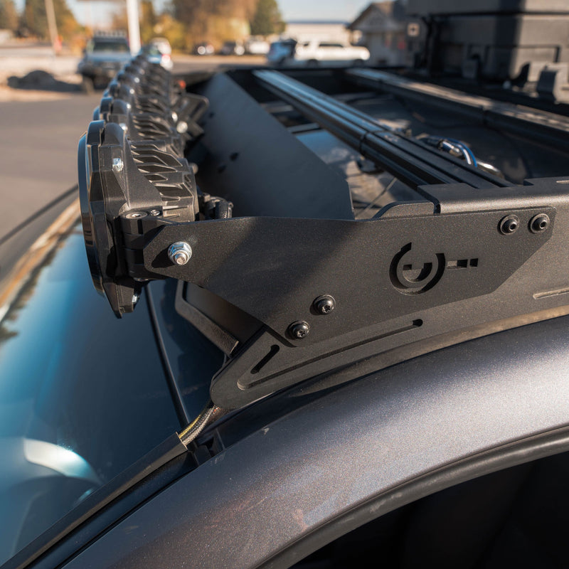 Load image into Gallery viewer, CBI Off Road Prinsu Front-Facing Light Bar Brackets | KC Light Pods
