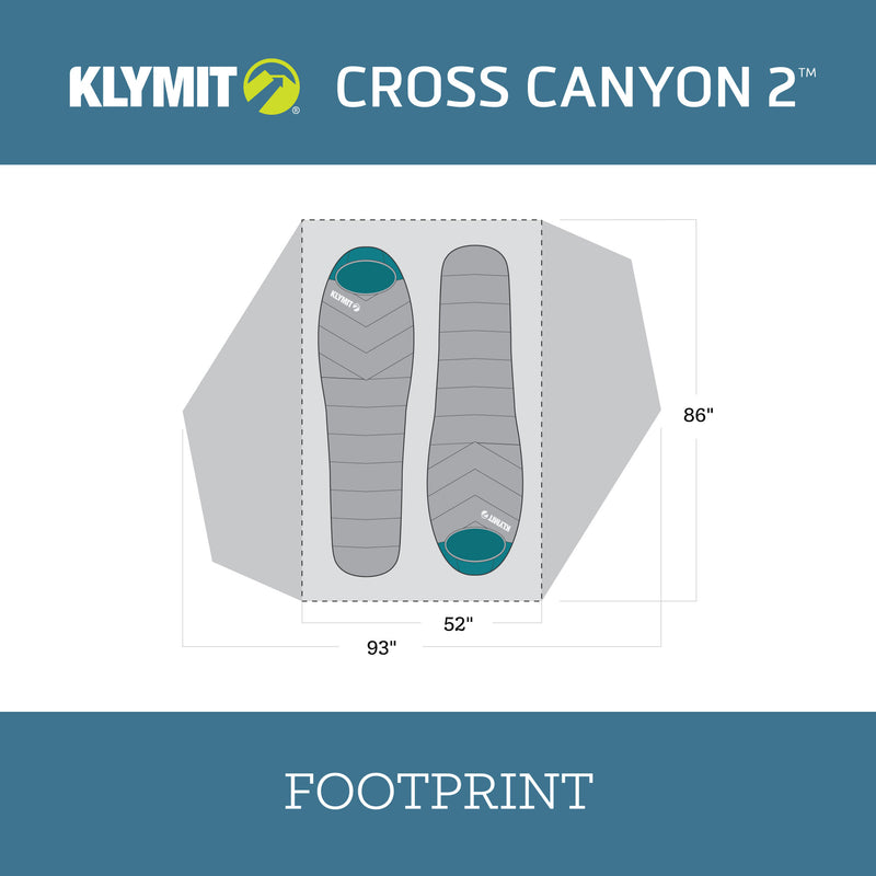 Load image into Gallery viewer, Klymit_CrossCanyon2_09C2RD01B_Footprint
