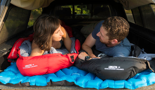 Klymit Double V Sleeping Pad - Cozy Couples Camping