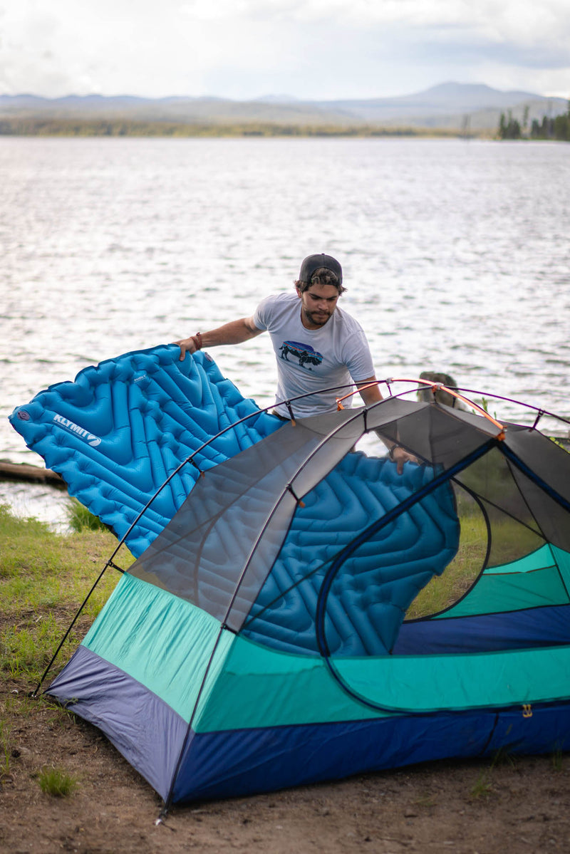 Load image into Gallery viewer, Klymit Double V Sleeping Pad - Double the Comfort
